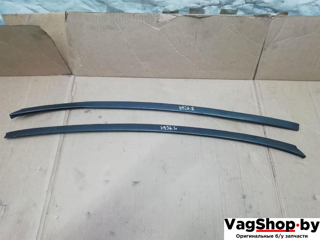 молдинг лобового стекла Audi Q7 4L 2006, 3.0 л., TDi, BUG, дизель, АКПП, синий, внедорожник 5 дв., полный привод, 4L0854327, 4L0854328 - фото №1