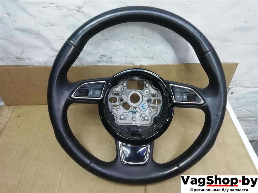 руль Audi A6 4G/C7 2013, 3.0 л., TDi, CLA, дизель, АКПП, серый, универсал, полный привод, 4G0419091R - фото №1