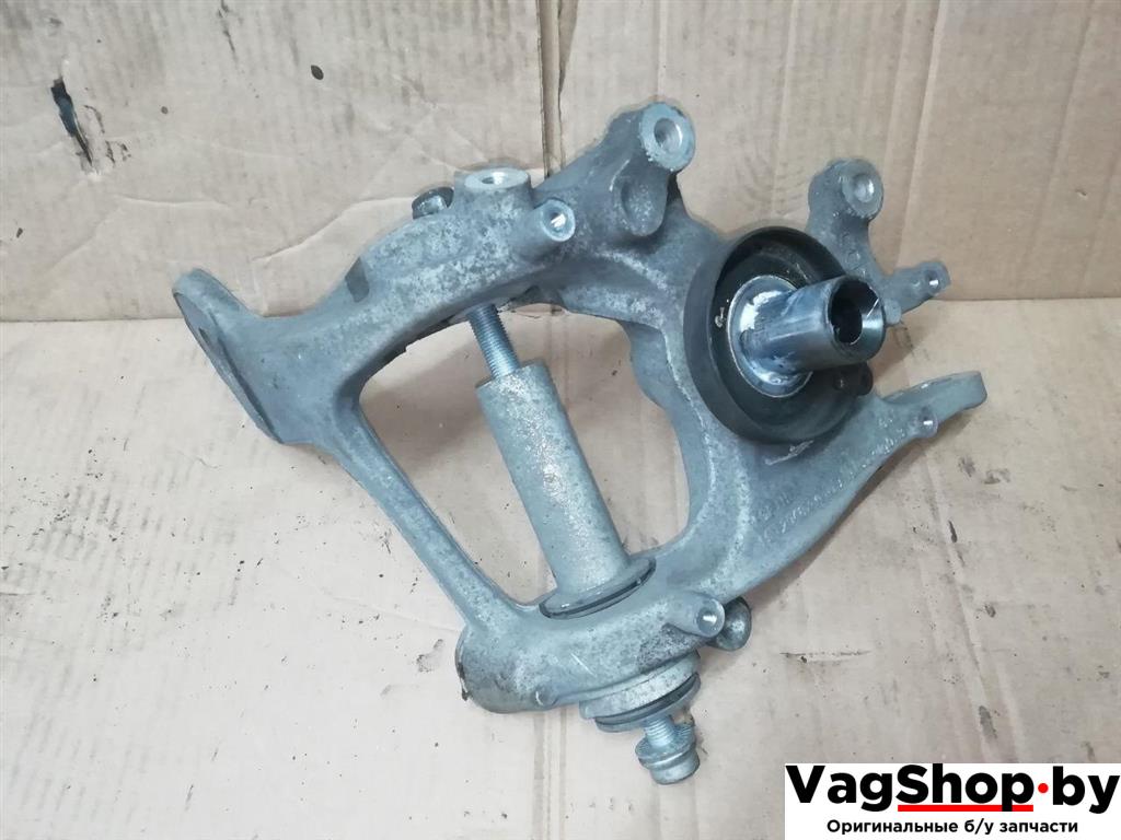 кулак задний левый Audi A4 B8/8K 2011, 2.7 л., TDi, CGK, дизель, МКПП, белый, седан, передний привод, 8K0505431AP - фото №1