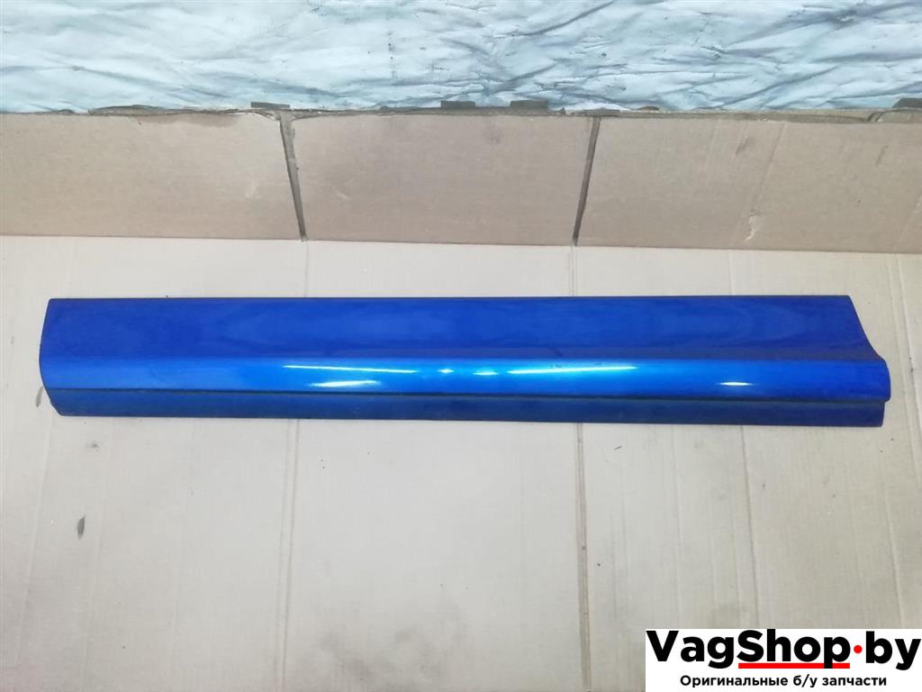 молдинг двери передней левой Audi Q7 4L 2006, 3.0 л., TDi, BUG, дизель, АКПП, синий, внедорожник 5 дв., полный привод, 4L0853959 - фото №1