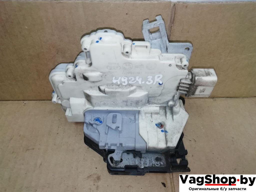 замок двери задней правой Audi Q7 4L 2006, 3.0 л., TDi, BUG, дизель, АКПП, синий, внедорожник 5 дв., полный привод, 3C4839016C - фото №1