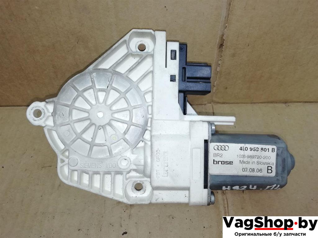 моторчик стеклоподъемника передний левый Audi Q7 4L 2006, 3.0 л., TDi, BUG, дизель, АКПП, синий, внедорожник 5 дв., полный привод, 4L0959801B - фото №1