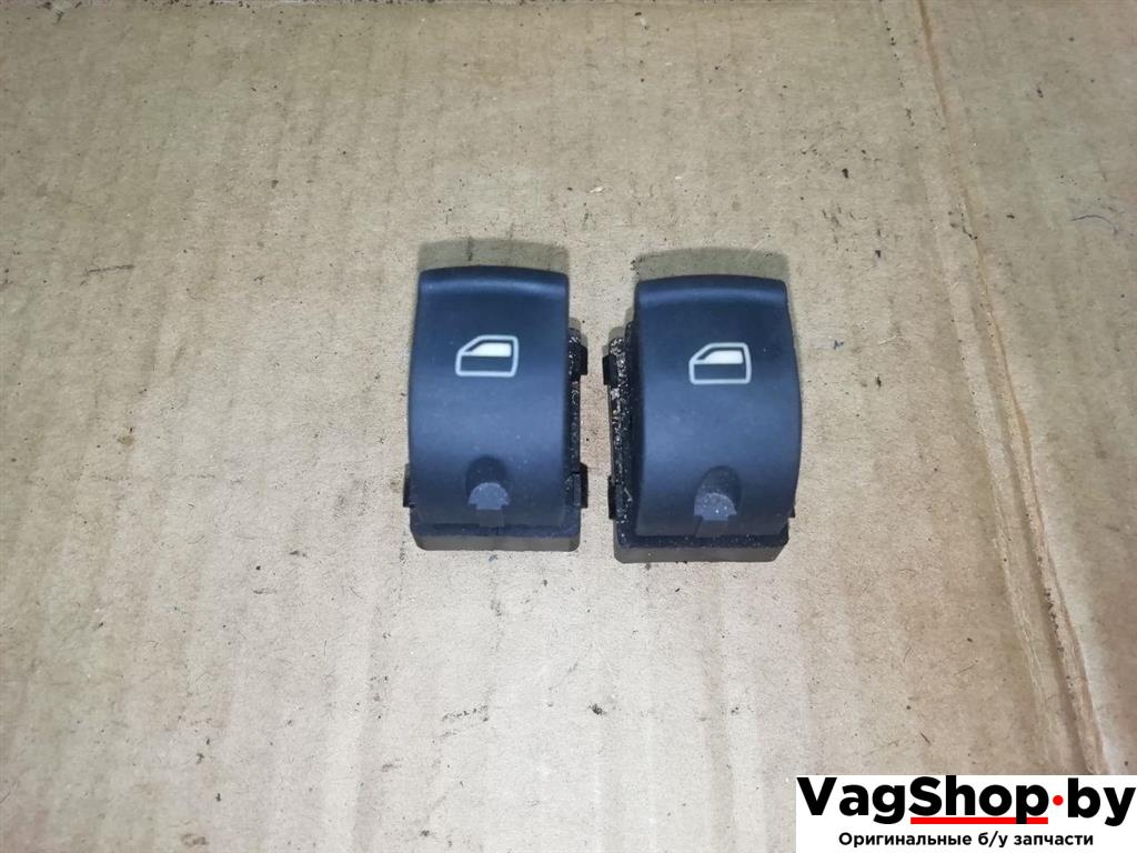 кнопка стеклоподъемника Audi Q7 4L 2006, 3.0 л., TDi, BUG, дизель, АКПП, синий, внедорожник 5 дв., полный привод, 4F0959855 - фото №1