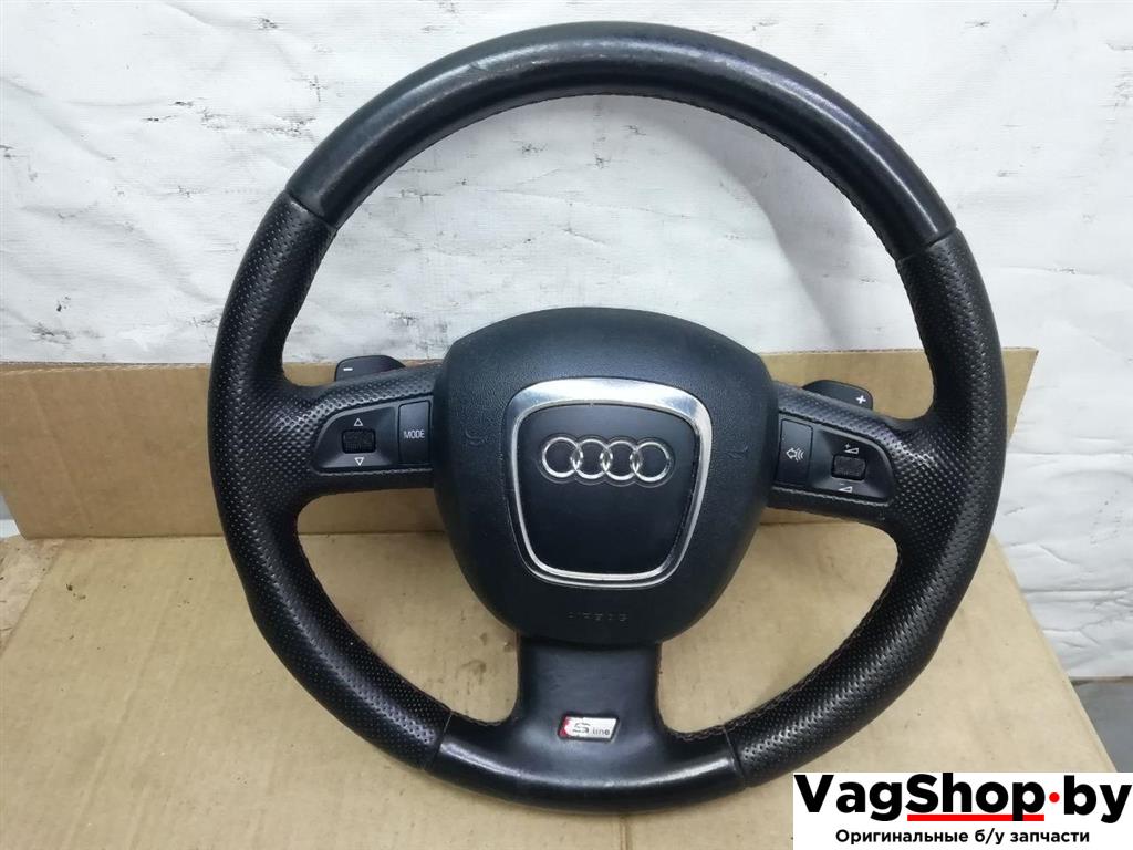 руль Audi A6 4F/C6 2007, 3.0 л., TDi, ASB, дизель, АКПП, голубой, универсал, полный привод, 4F0880201BK - фото №1
