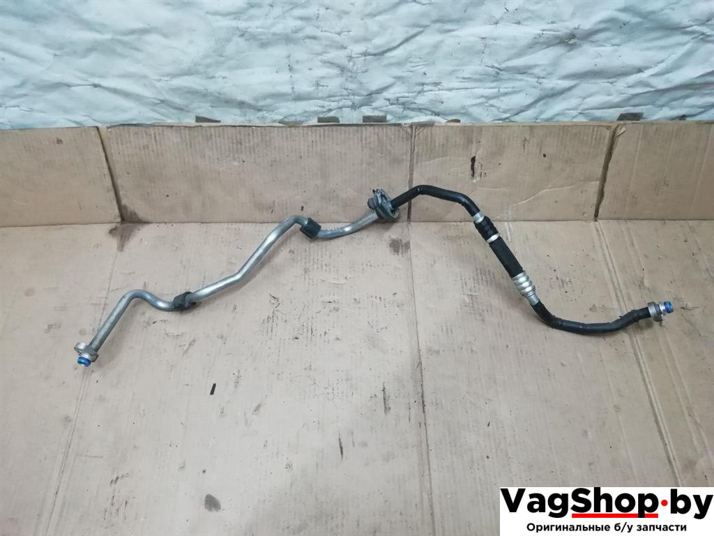 трубка кондиционера Audi A6 4F/C6 2007, 3.0 л., TDi, ASB, дизель, АКПП, голубой, универсал, полный привод - фото №1