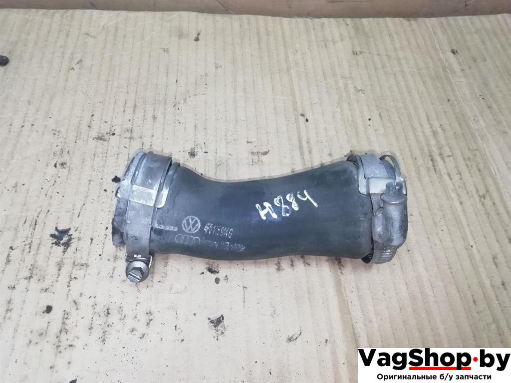 патрубок интеркулера Audi A6 4F/C6 2007, 3.0 л., TDi, ASB, дизель, АКПП, голубой, универсал, полный привод, 4F0145944G - фото №1