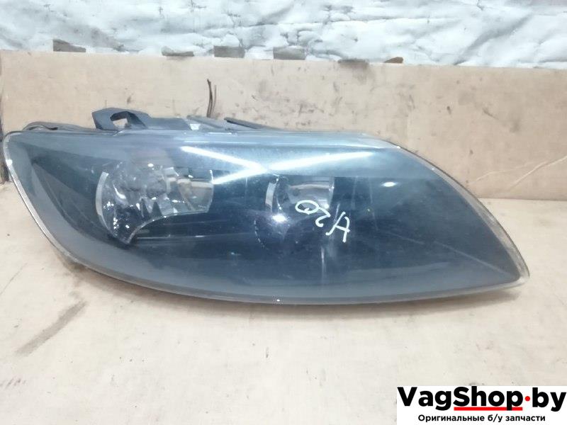 фара правая Audi Q7 4L 2006, 3.0 л., TDi, BUG, дизель, АКПП, серебро, внедорожник 5 дв., полный привод, 4L0941004K - фото №1