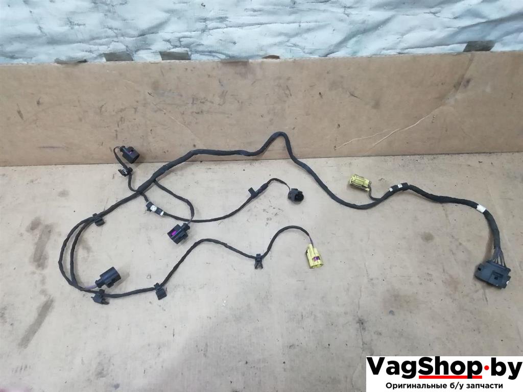 Проводка бампера переднего Audi Q7 4L 2006, 3.0 л., TDi, BUG, дизель, АКПП, серебро, внедорожник 5 дв., полный привод - фото №1