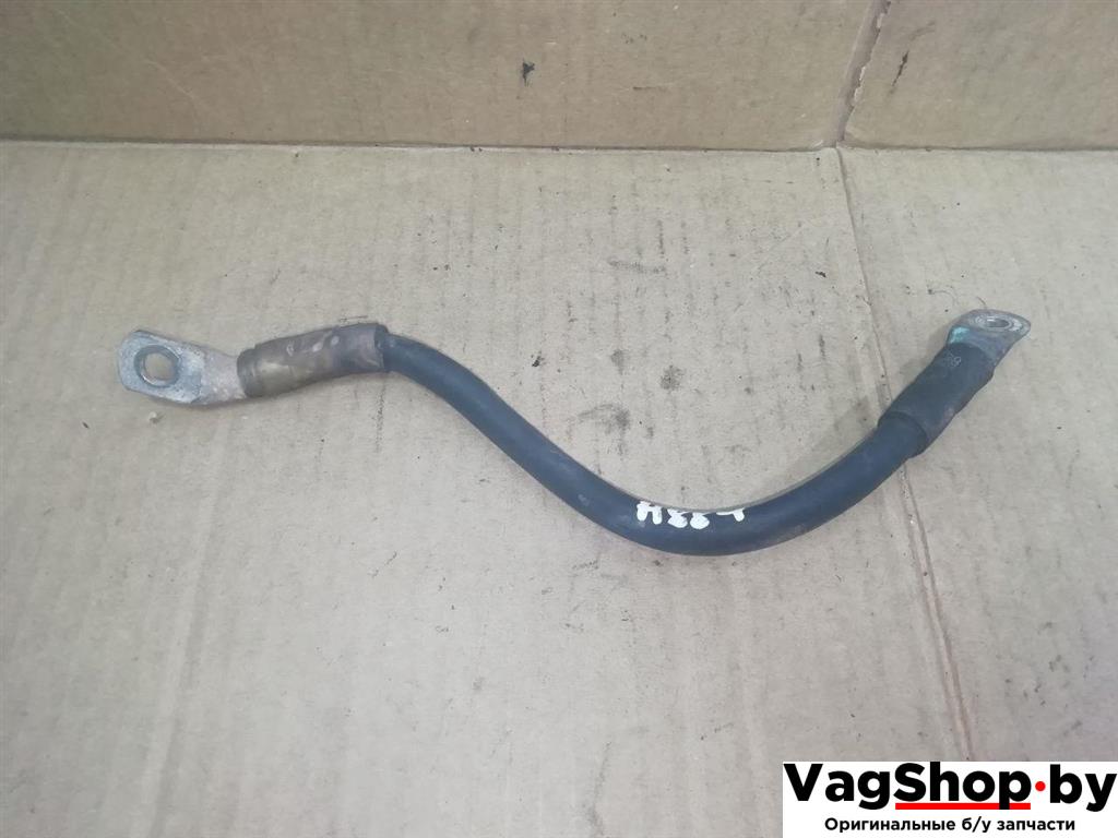 минусовой провод аккумулятора Audi A6 4F/C6 2007, 3.0 л., TDi, ASB, дизель, АКПП, голубой, универсал, полный привод, 4F0971237D - фото №1