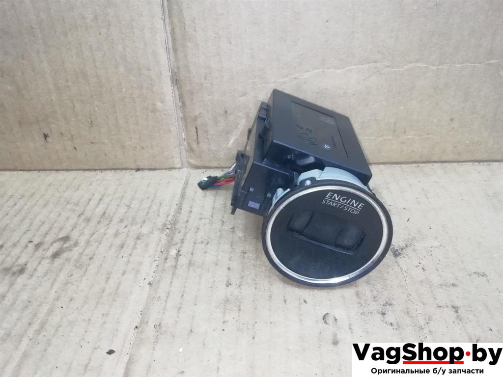 замок зажигания Volkswagen Passat B7 2011, 2.0 л., TDi, CFF, дизель, МКПП, черный, универсал, передний привод, 3C0905843T - фото №1