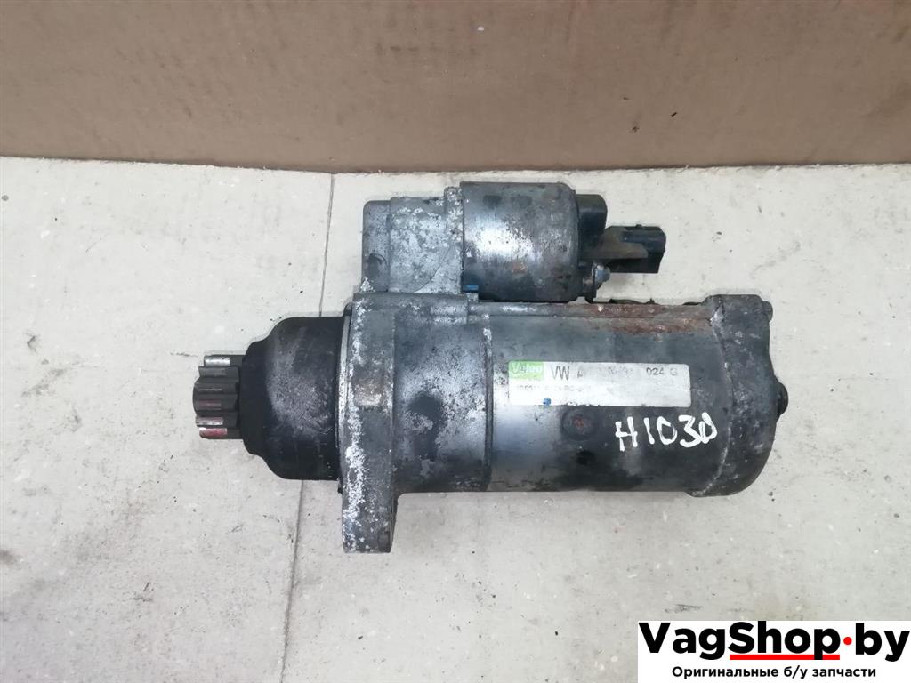 стартер Volkswagen Passat B7 2011, 2.0 л., TDi, CFF, дизель, МКПП, черный, универсал, передний привод, 02M911024G - фото №1