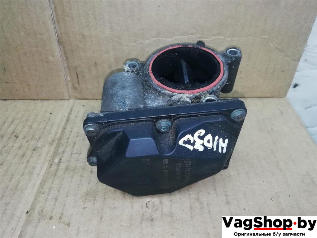 заслонка дроссельная Volkswagen Passat B7 2011, 2.0 л., TDi, CFF, дизель, МКПП, черный, универсал, передний привод, 03L128063R - фото №1