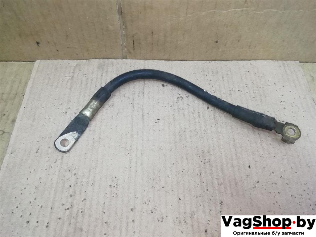 минусовой провод аккумулятора Volkswagen Passat B6 2009, 2.0 л., TDi, CBA, дизель, МКПП, голубой, седан, передний привод, 5N0971250B - фото №1