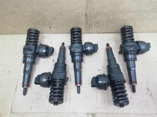 форсунка Volkswagen Transporter T5 2005, 2.5 л., TDi, AXD, дизель, МКПП, синий, фургон, передний привод, 07Z130073F