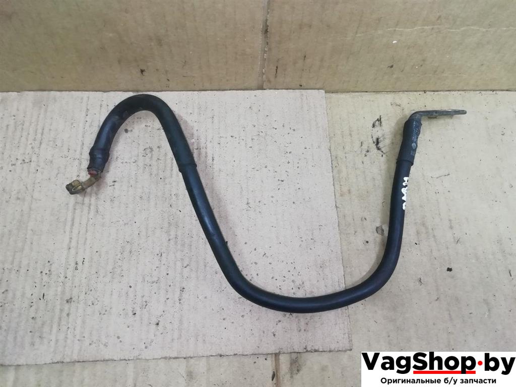 минусовой провод аккумулятора Volkswagen Passat B6 2008, 2.0 л., TDi, CBA, дизель, МКПП, серебро, универсал, передний привод, 1K0971250 - фото №1