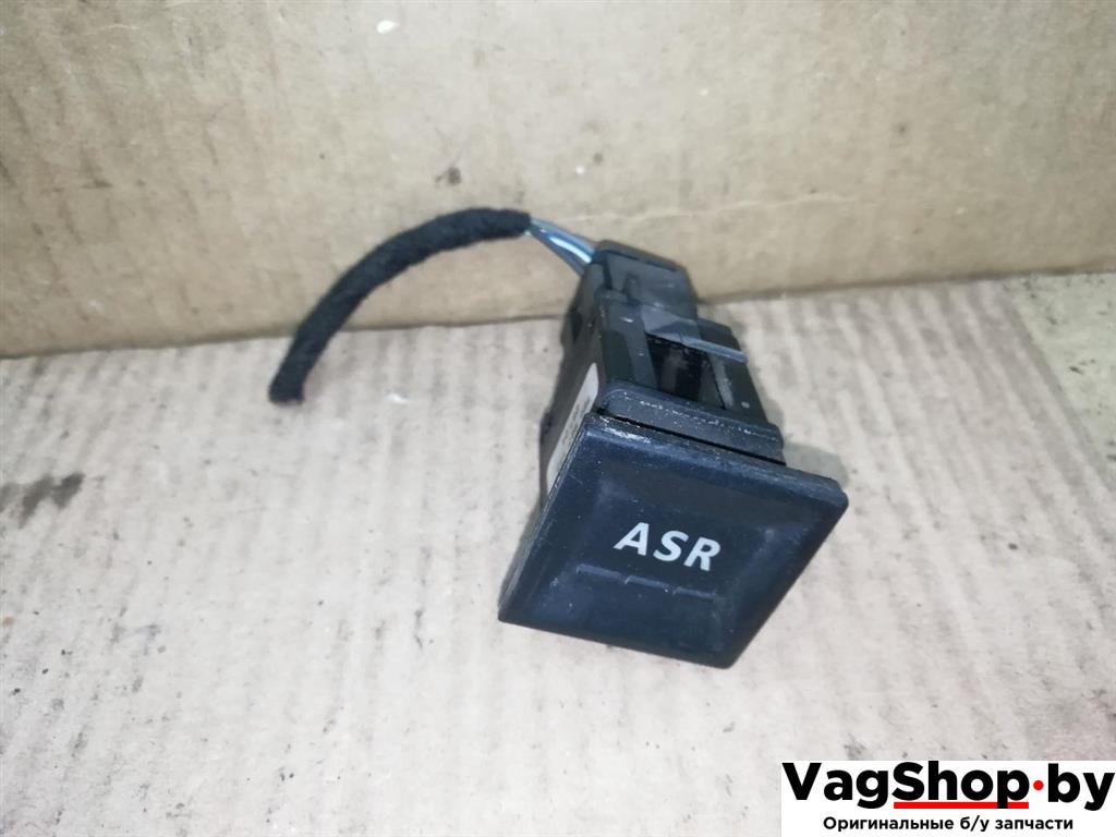 Кнопка антипробуксовочной системы (ABS/ESP) Volkswagen Transporter T5 2005, 2.5 л., TDi, AXD, дизель, МКПП, синий, фургон, передний привод, 7E0927133 - фото №1