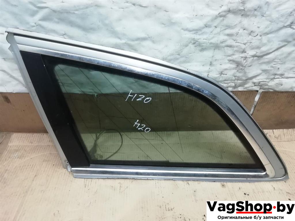 стекло кузовное боковое левое Audi Q7 4L 2006, 3.0 л., TDi, BUG, дизель, АКПП, серебро, внедорожник 5 дв., полный привод - фото №1