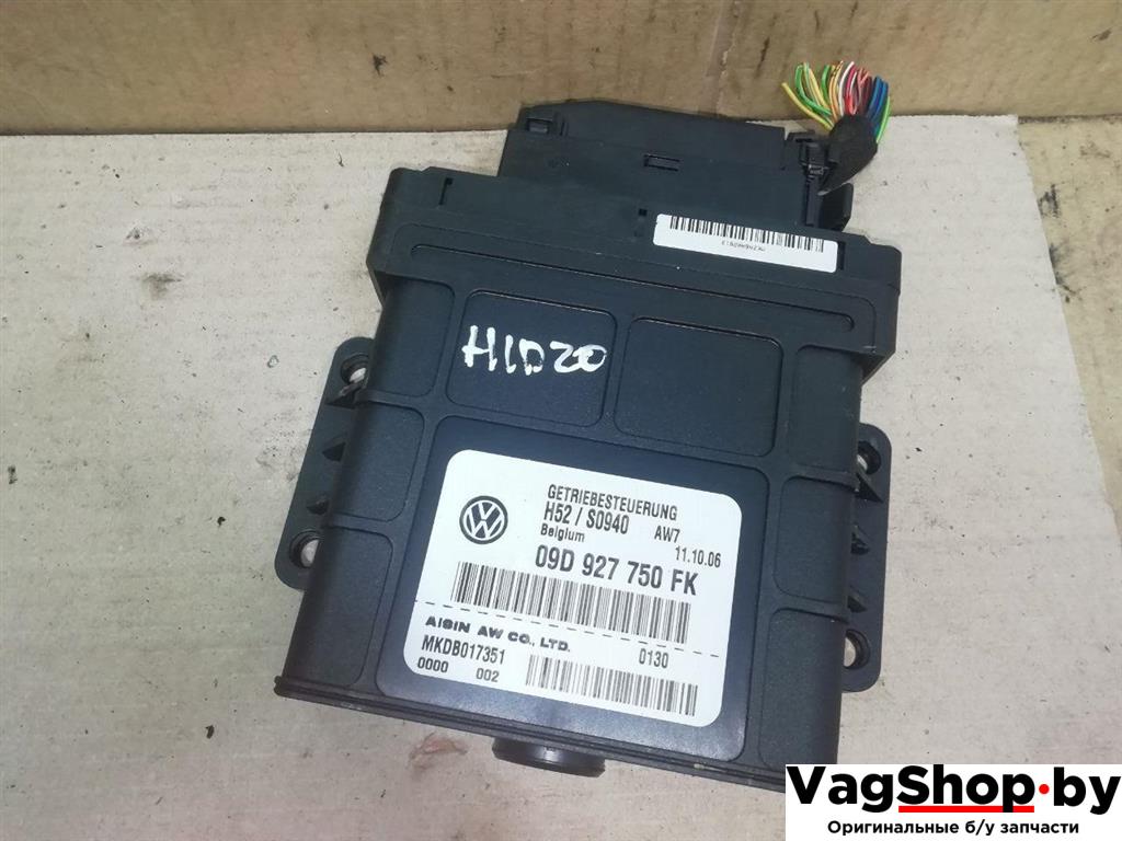 блок управления АКПП Audi Q7 4L 2006, 3.0 л., TDi, BUG, дизель, АКПП, серебро, внедорожник 5 дв., полный привод, 09D927750FK - фото №1