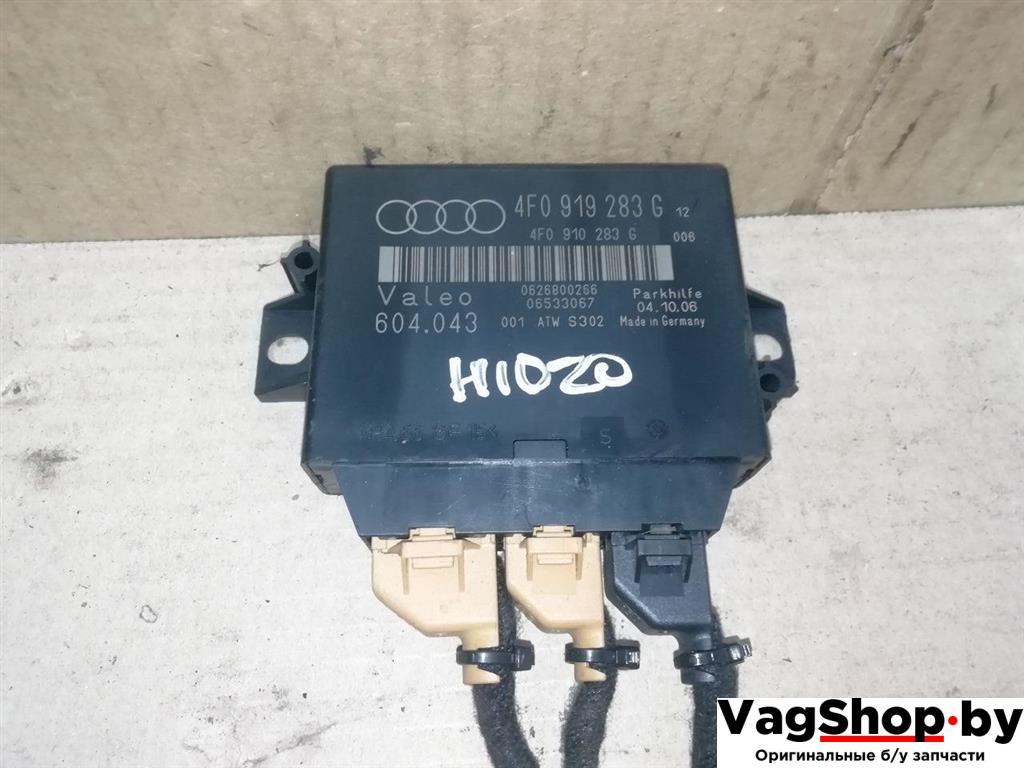 блок управления парктрониками Audi Q7 4L 2006, 3.0 л., TDi, BUG, дизель, АКПП, серебро, внедорожник 5 дв., полный привод, 4F0919283G, 4F0910283G - фото №1