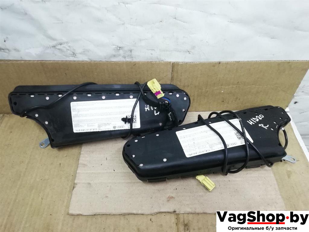 подушка безопасности сиденья Audi Q7 4L 2006, 3.0 л., TDi, BUG, дизель, АКПП, серебро, внедорожник 5 дв., полный привод, 4L0880241B, 4L0880242B - фото №1