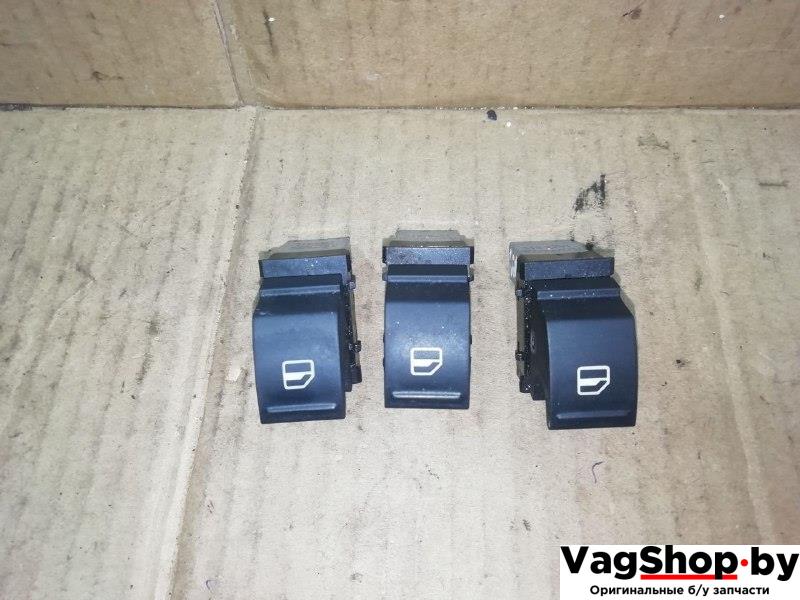 кнопка стеклоподъемника Volkswagen Golf Plus 2 поколение 2010, 1.6 л., TDi, CAY, дизель, МКПП, серебро, хетчбэк 5 дв., передний привод, 7L6959855B - фото №1