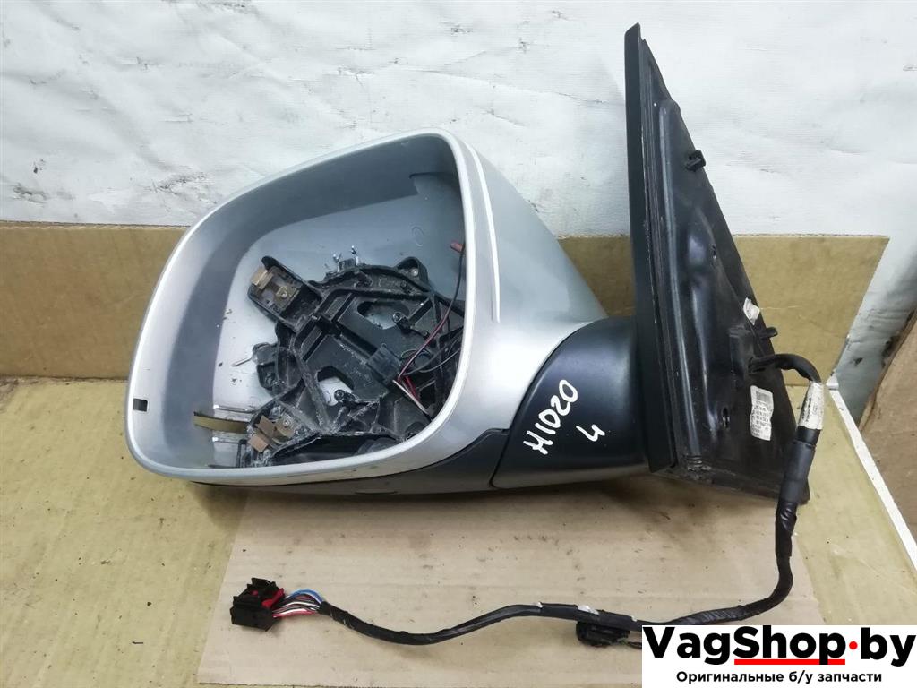 зеркало наружное левое Audi Q7 4L 2006, 3.0 л., TDi, BUG, дизель, АКПП, серебро, внедорожник 5 дв., полный привод - фото №1