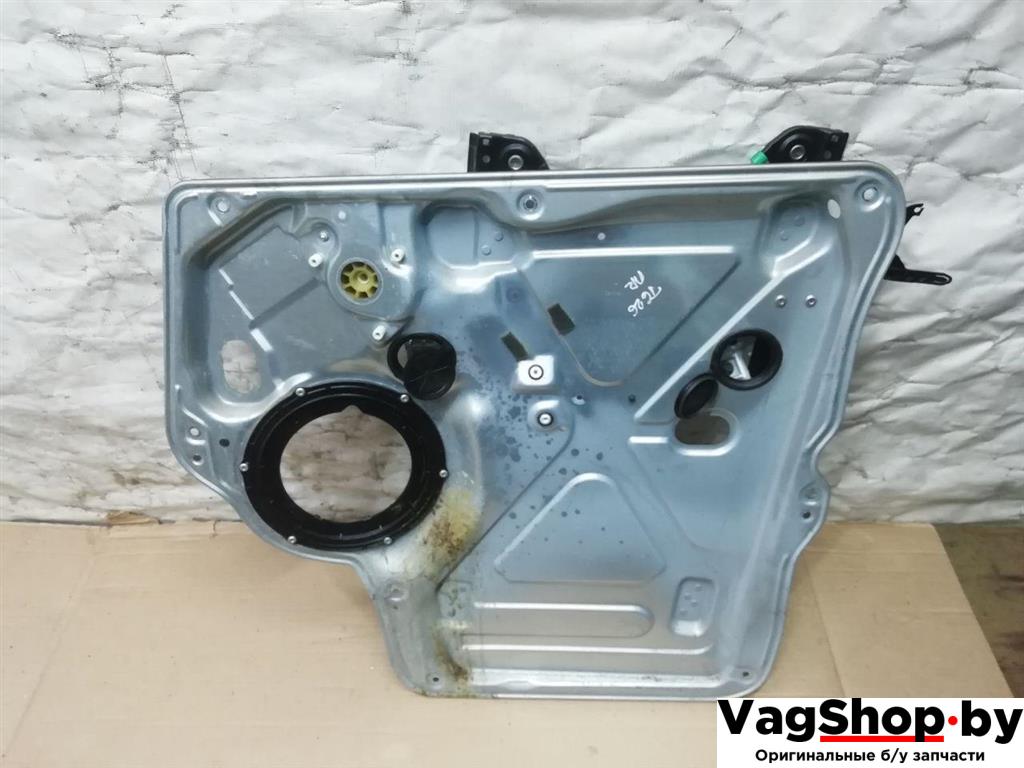 стеклоподъемник электрический передний правый Volkswagen Transporter T5 2005, 2.5 л., TDi, AXD, дизель, МКПП, синий, фургон, передний привод - фото №1