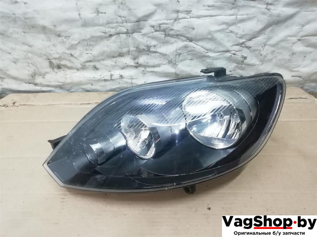 фара левая Volkswagen Golf Plus 2 поколение 2010, 1.6 л., TDi, CAY, дизель, МКПП, серебро, хетчбэк 5 дв., передний привод, 5M2941005C - фото №1