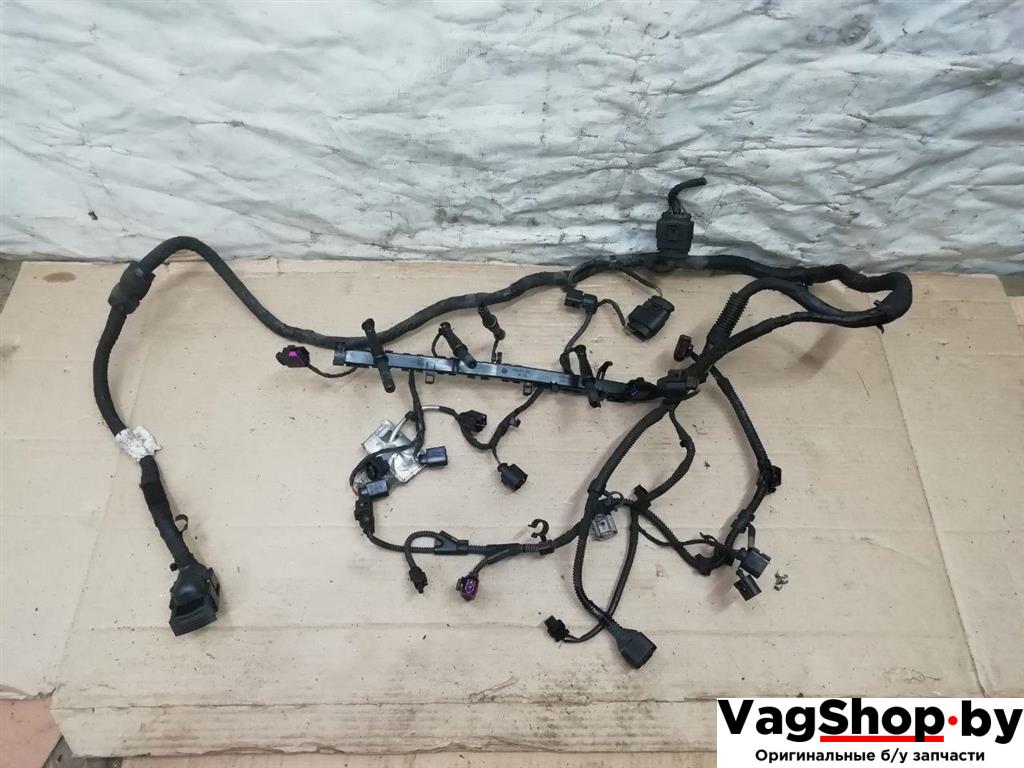 проводка двигателя Volkswagen Golf Plus 2 поколение 2010, 1.6 л., TDi, CAY, дизель, МКПП, серебро, хетчбэк 5 дв., передний привод - фото №1