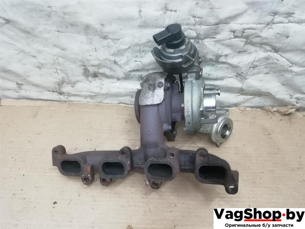 турбина Volkswagen Golf Plus 2 поколение 2010, 1.6 л., TDi, CAY, дизель, МКПП, серебро, хетчбэк 5 дв., передний привод, 03L253016T - фото №1