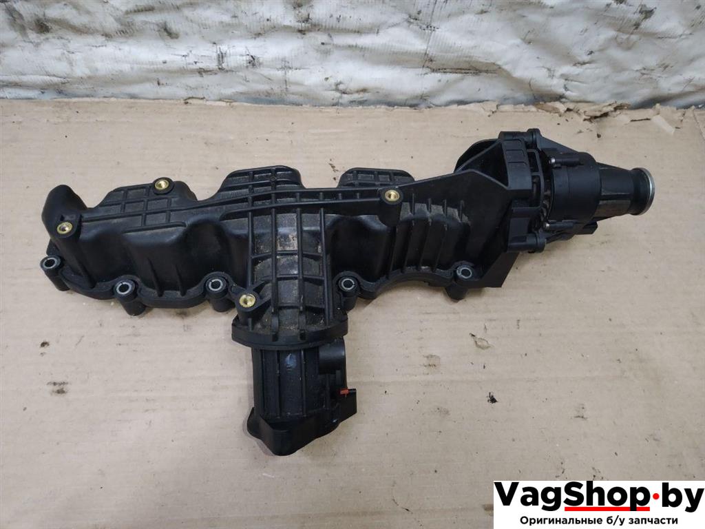 коллектор впускной Volkswagen Golf Plus 2 поколение 2010, 1.6 л., TDi, CAY, дизель, МКПП, серебро, хетчбэк 5 дв., передний привод, 03L129711B, 03L129086A - фото №1