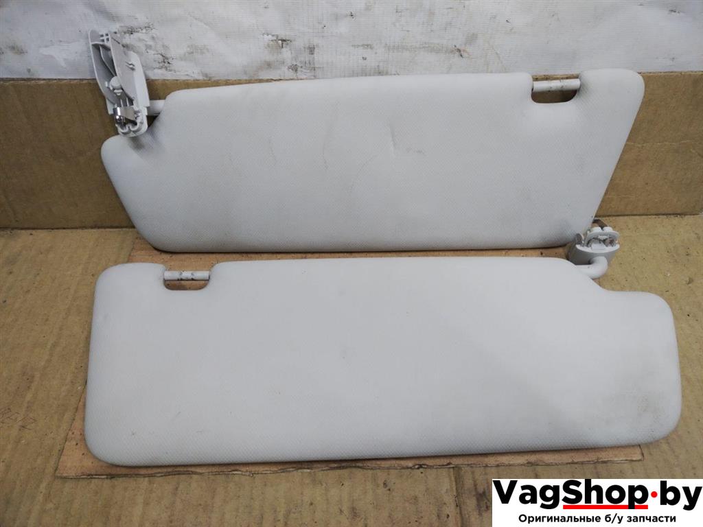 козырек солнцезащитный Audi A4 B8/8K 2011, 2.7 л., TDi, CGK, дизель, МКПП, белый, седан, передний привод - фото №1