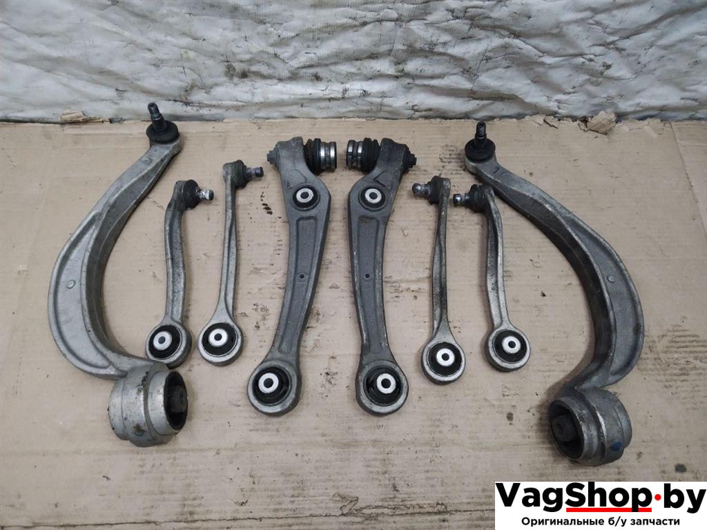 рычаг передний Audi A4 B8/8K 2011, 2.7 л., TDi, CGK, дизель, МКПП, белый, седан, передний привод - фото №1