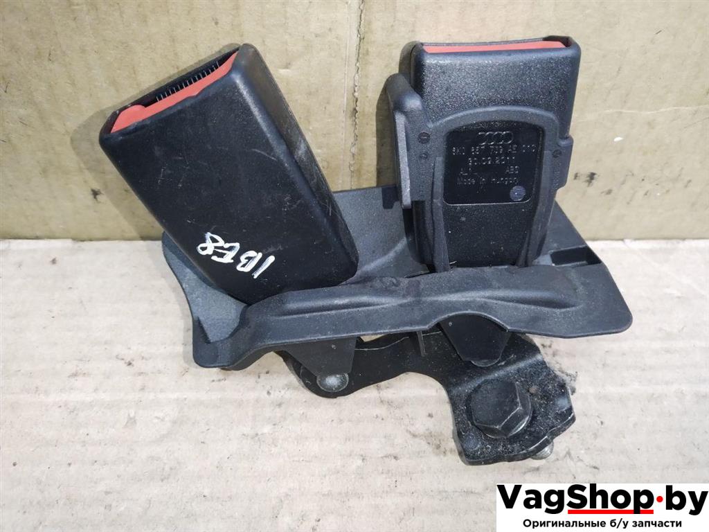замок ремня безопасности Audi A4 B8/8K 2011, 2.7 л., TDi, CGK, дизель, МКПП, белый, седан, передний привод, 8K0857739AC01C, 8K0857797 - фото №1