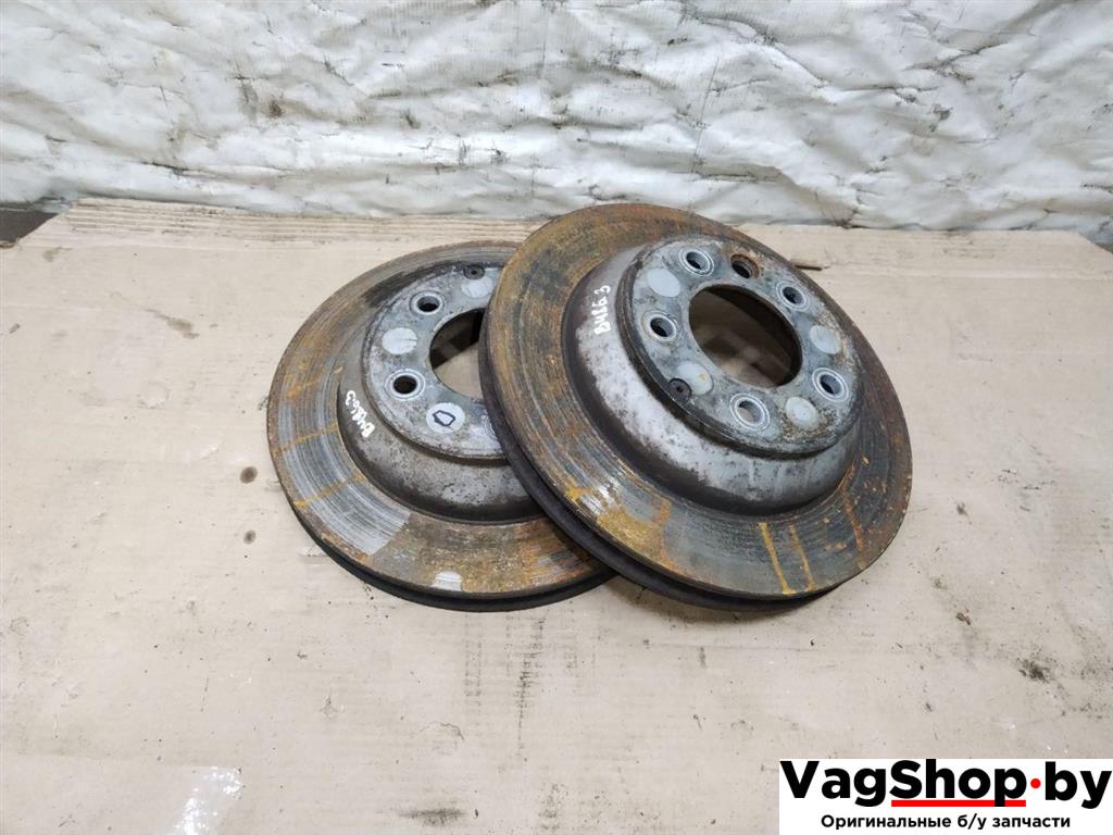 диск тормозной задний Porsche Cayenne 958 2012, 3.6 л., FSI, M 55.02, бензин, АКПП, черный, внедорожник 5 дв., полный привод - фото №1