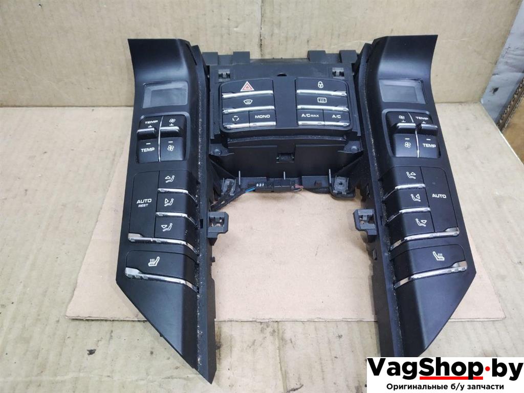 кнопка (выключатель) Porsche Cayenne 958 2012, 3.6 л., FSI, M 55.02, бензин, АКПП, черный, внедорожник 5 дв., полный привод, 7P5907040AD - фото №1