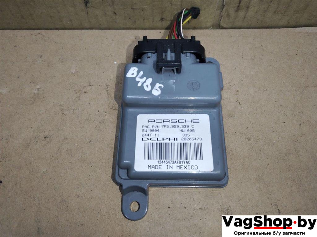 блок управления сиденьем Porsche Cayenne 958 2012, 3.6 л., FSI, M 55.02, бензин, АКПП, черный, внедорожник 5 дв., полный привод, 7P5959339C - фото №1