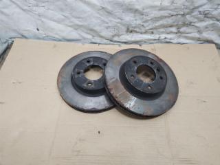 диск тормозной передний Volkswagen Touareg 1 поколение [рестайлинг] 2009, 3.0 л., TDi, BKS, дизель, АКПП, серый, внедорожник 5 дв., полный привод