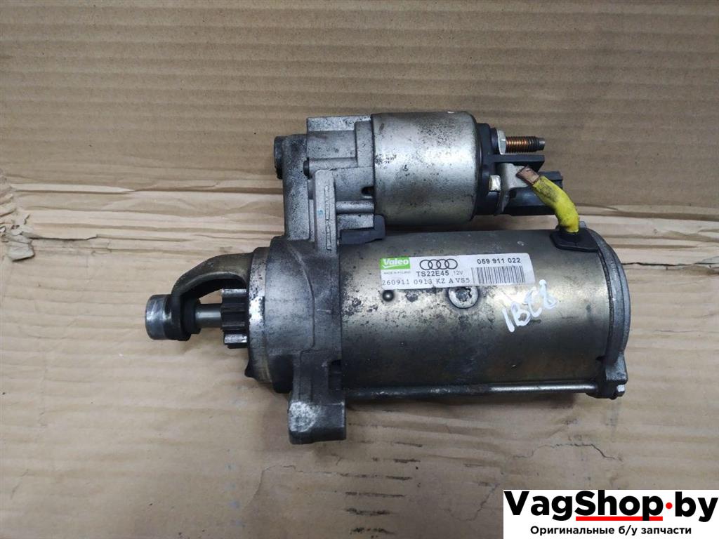 стартер Audi A4 B8/8K 2011, 2.7 л., TDi, CGK, дизель, МКПП, белый, седан, передний привод, 059911022 - фото №1