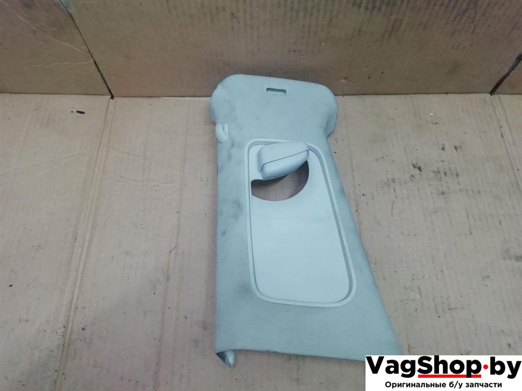 обшивка стойки центральной левой Volkswagen Passat B6 2009, 2.0 л., TDi, CBA, дизель, МКПП, голубой, седан, передний привод, 3C0868417F - фото №1