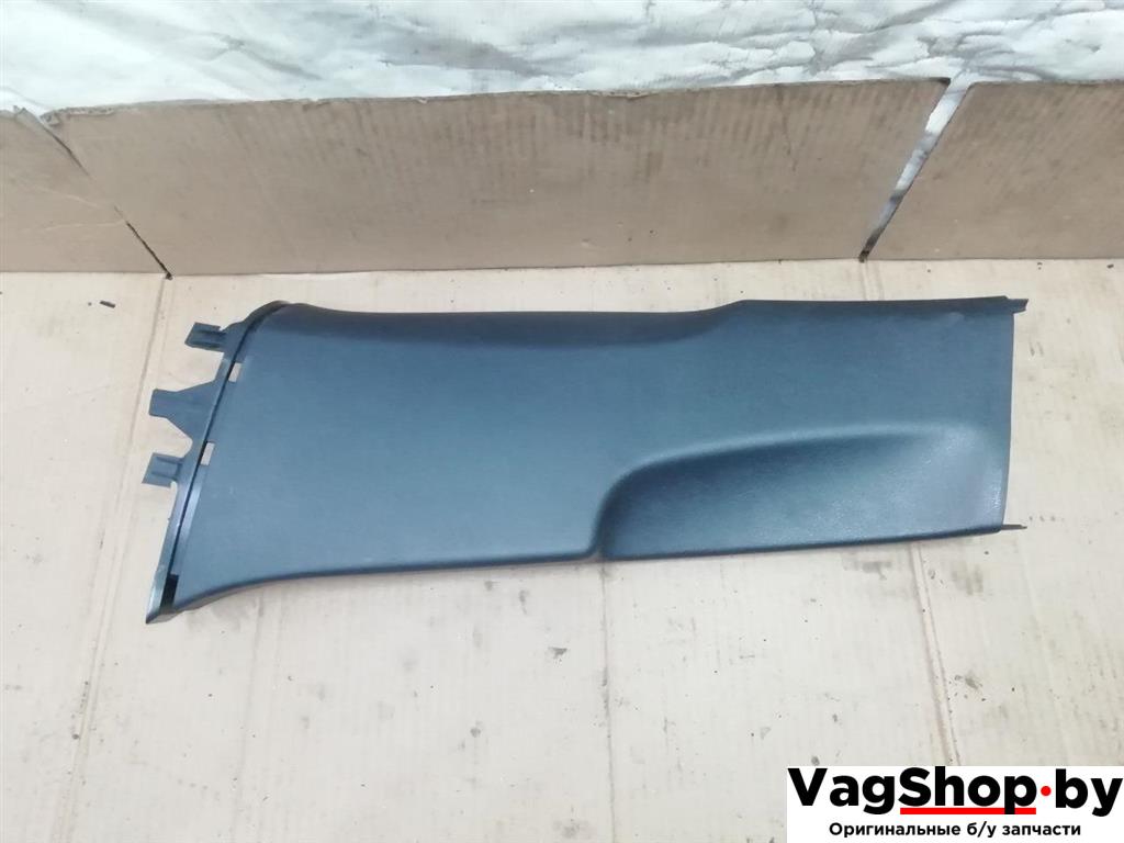 обшивка стойки центральной левой Volkswagen Passat B6 2009, 2.0 л., TDi, CBA, дизель, МКПП, голубой, седан, передний привод, 3C0867291 - фото №1