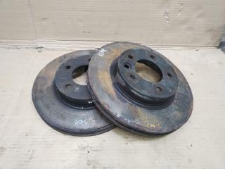 диск тормозной передний Volkswagen Touareg 1 поколение [рестайлинг] 2008, 3.0 л., TDi, BKS, дизель, АКПП, синий, внедорожник 5 дв., полный привод