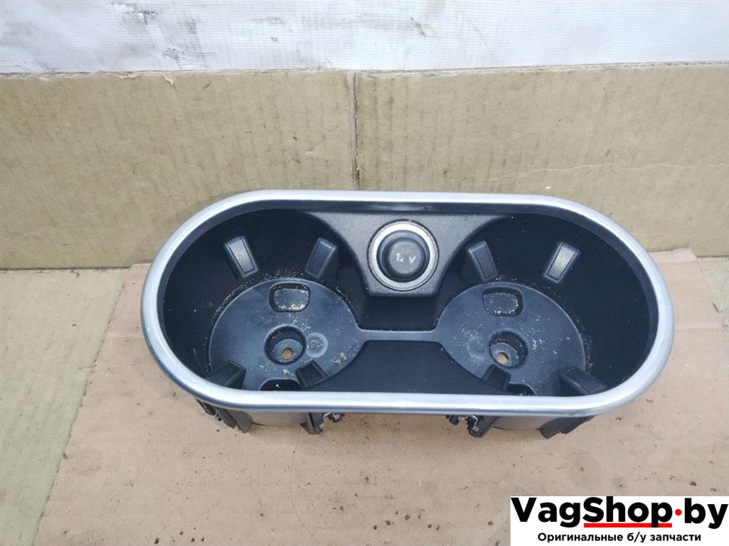 подстаканник Porsche Cayenne 958 2012, 3.6 л., FSI, M 55.02, бензин, АКПП, черный, внедорожник 5 дв., полный привод, 1J0919309, 7P5862531, 4580026002 - фото №1