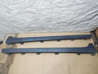 накладка на порог Audi A6 Allroad Quattro C6 [рестайлинг] 2010, 3.0 л., TDi, CDY, дизель, АКПП, серебро, универсал, полный привод, 4F9853859, 4F9853860