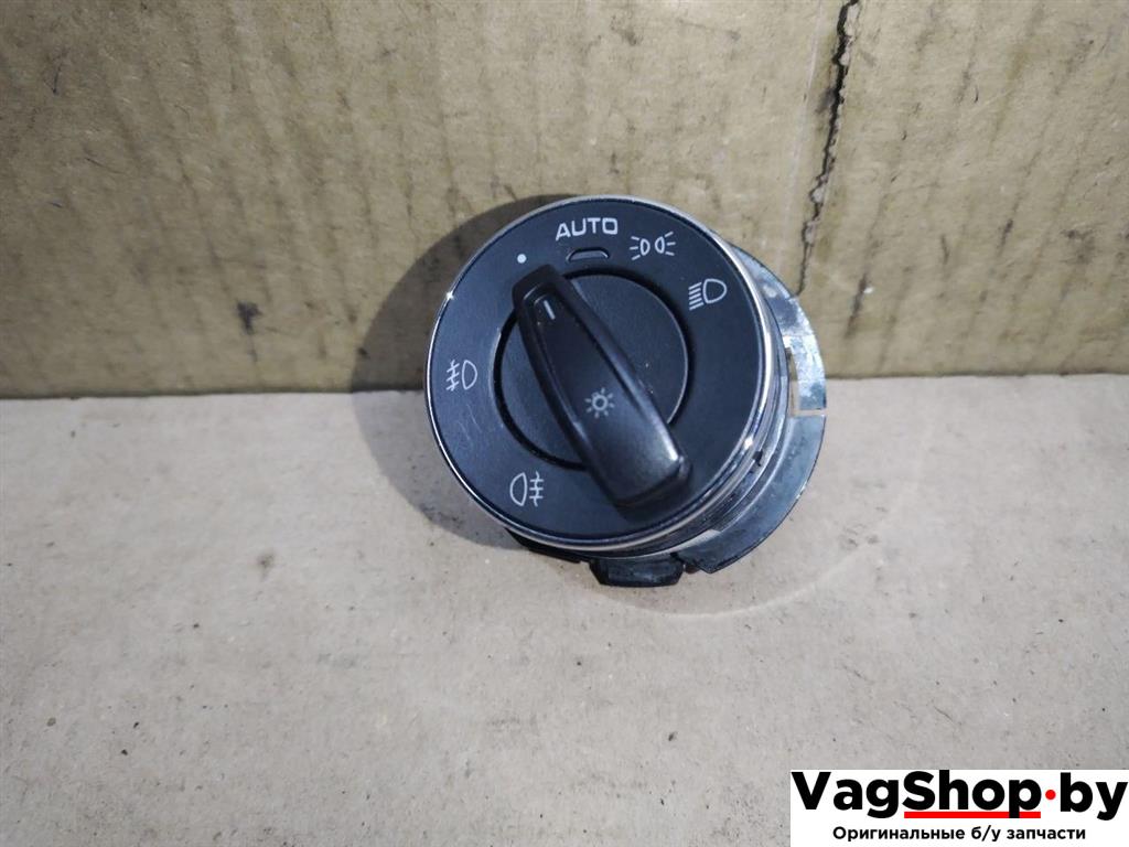 переключатель света Porsche Cayenne 958 2012, 3.6 л., FSI, M 55.02, бензин, АКПП, черный, внедорожник 5 дв., полный привод, 7P5941531CVR08 - фото №1