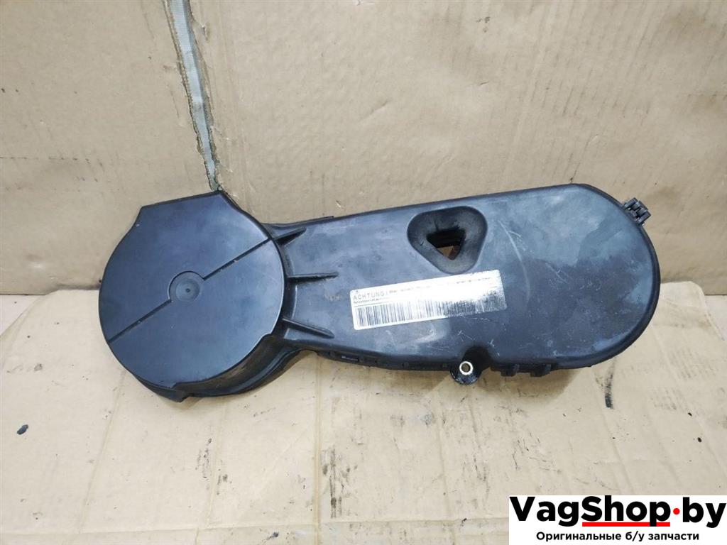 защита (кожух) ремня ГРМ Audi Q7 4L 2006, 3.0 л., TDi, BUG, дизель, АКПП, серебро, внедорожник 5 дв., полный привод, 059109133R, 059109123AB - фото №1