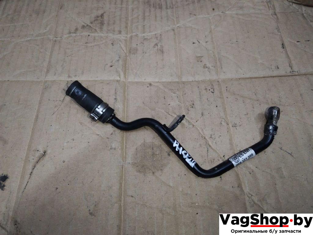 трубка охлаждающей жидкости Audi Q7 4L 2006, 3.0 л., TDi, BUG, дизель, АКПП, серебро, внедорожник 5 дв., полный привод, 059121399 - фото №1