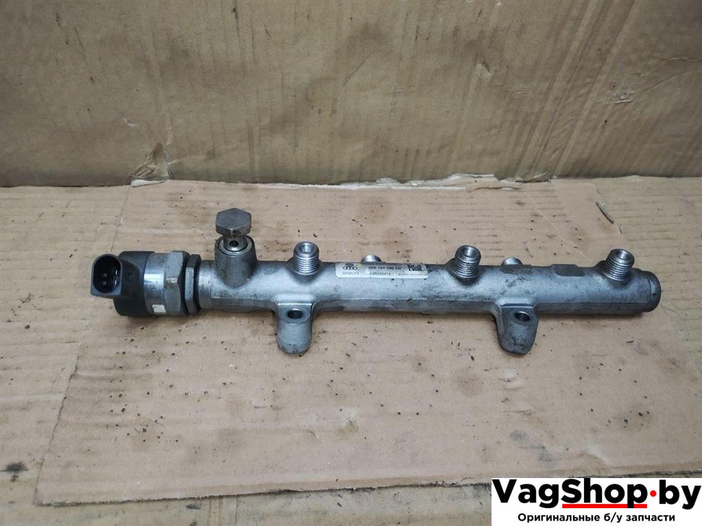 топливная рампа Audi A4 B8/8K 2011, 2.7 л., TDi, CGK, дизель, МКПП, белый, седан, передний привод, 057130764H, 059130090AH - фото №1
