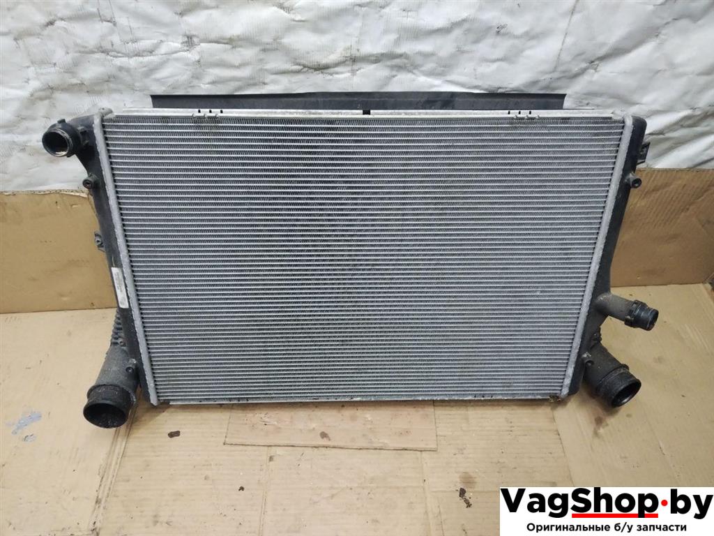 кассета радиаторов Volkswagen Passat B7 2012, 2.0 л., TDi, CFF, дизель, МКПП, черный, седан, передний привод, 3C0145805AM, 1K0121253AR - фото №1