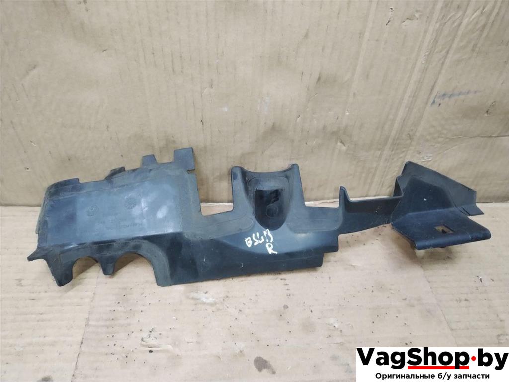 воздуховод радиатора Volkswagen Passat B7 2012, 2.0 л., TDi, CFF, дизель, МКПП, черный, седан, передний привод, 3AA121284 - фото №1